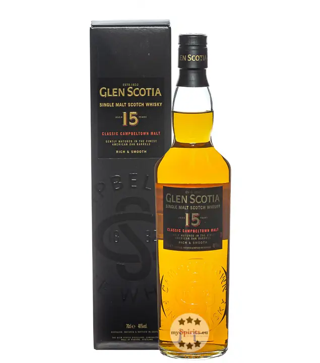 Glen Scotia 15 Years Single Malt Scotch Whisky / 46 % Vol. / 0,7 Liter-Flasche in Geschenkbox