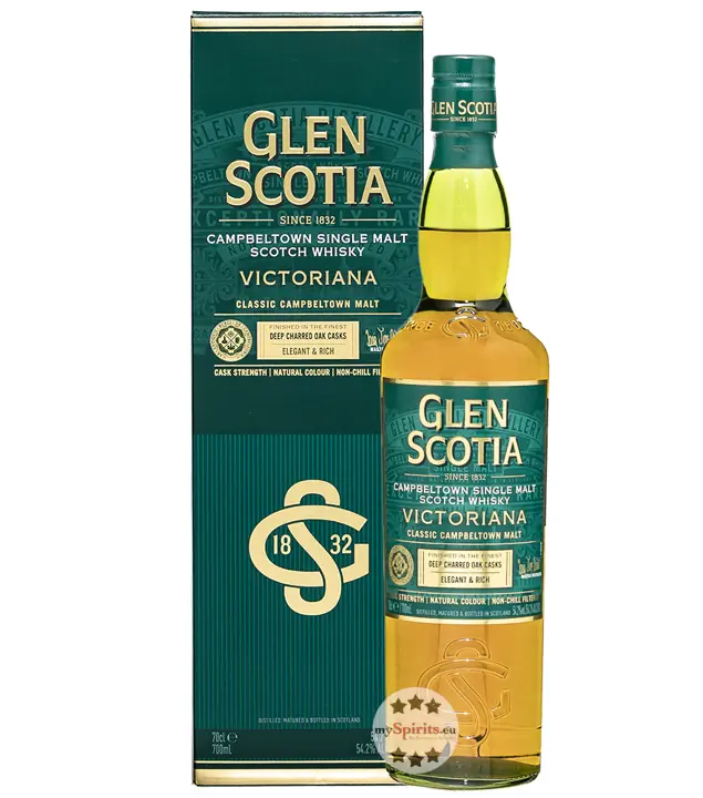 Glen Scotia Victoriana Single Malt Scotch Whisky / 54,8 % Vol. / 0,7 Liter-Flasche in Geschenkbox