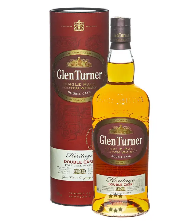 Glen Turner Heritage Double Cask Single Malt Scotch Whisky / 40 % Vol. / 0,7 Liter-Flasche in Geschenkdose