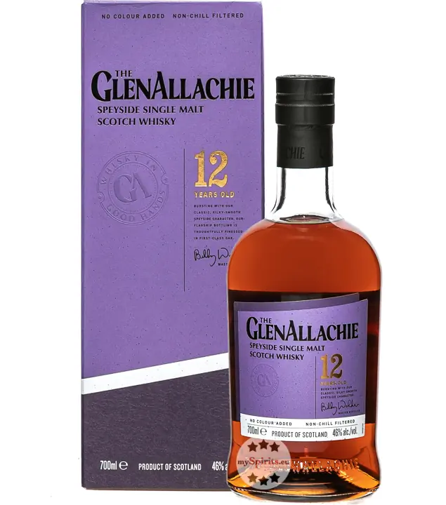 Glenallachie 12 Years Speyside Single Malt Scotch Whisky / 46 % Vol. / 0,7 Liter-Flasche in Geschenkkarton