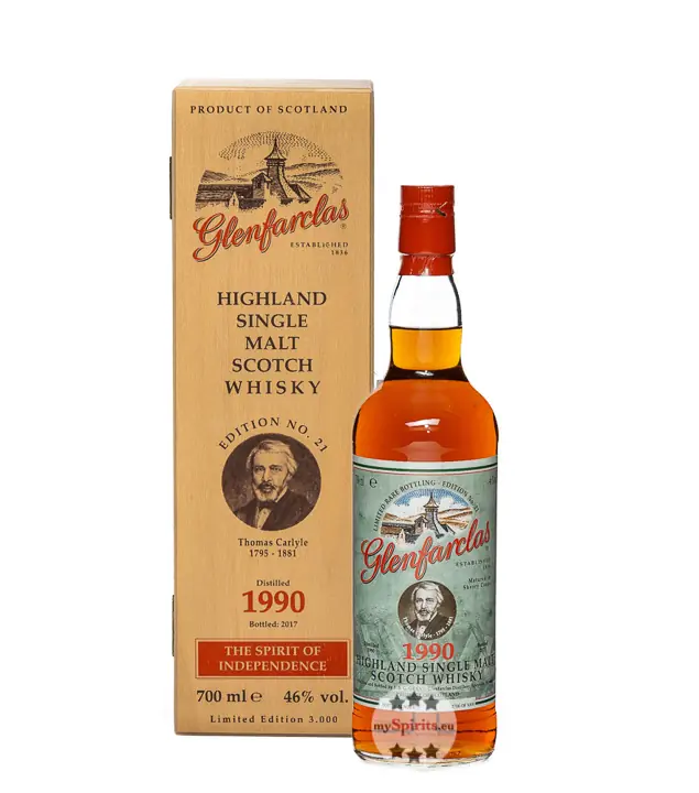 Glenfarclas 1990/2017 Ed. No. 21 Highland Single Malt Scotch Whisky / 46 % Vol. / 0,7 Liter in Holzbox