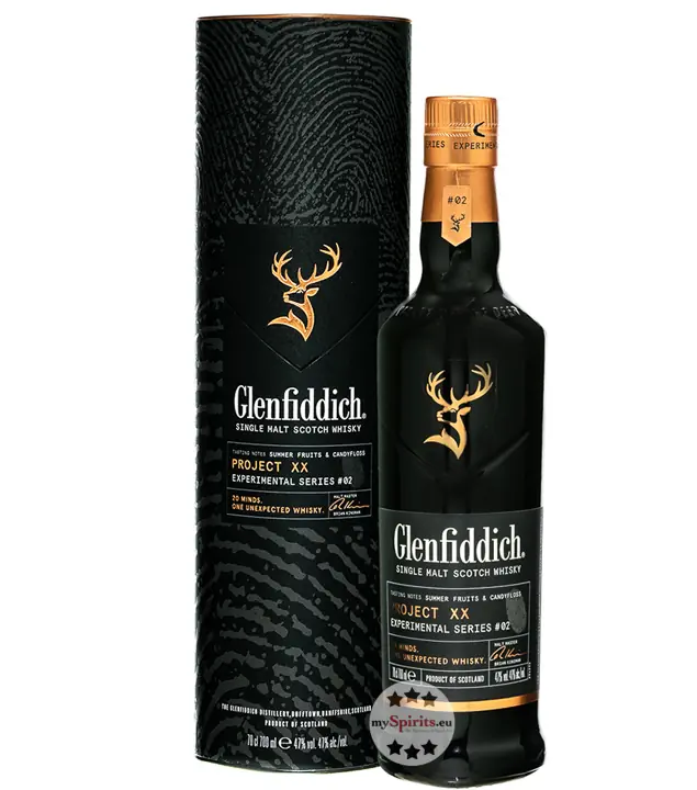 Glenfiddich Project XX Experimental Series Single Malt Scotch Whisky / 47 % Vol. / 0,7 Liter-Flasche in Geschenkdose
