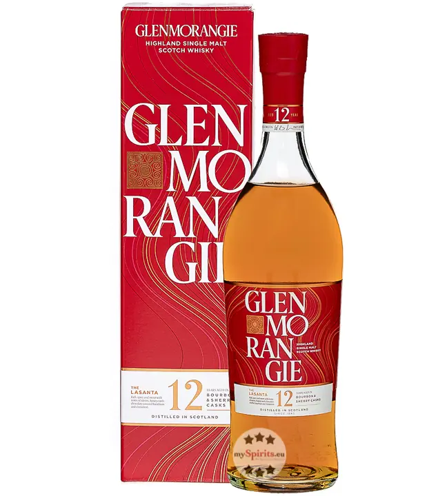 Glenmorangie 12 Jahre The Lasanta Highland Single Malt Scotch Whisky / 43 % Vol / 0,7 Liter in Geschenkbox