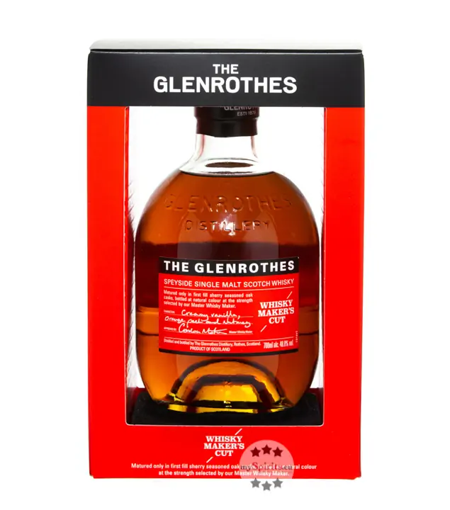 The Glenrothes Maker's Cut Soleo Collection Speyside Single Malt Scotch Whisky / 48,8 % Vol. / 0,7 Liter-Flasche in Geschenkbox