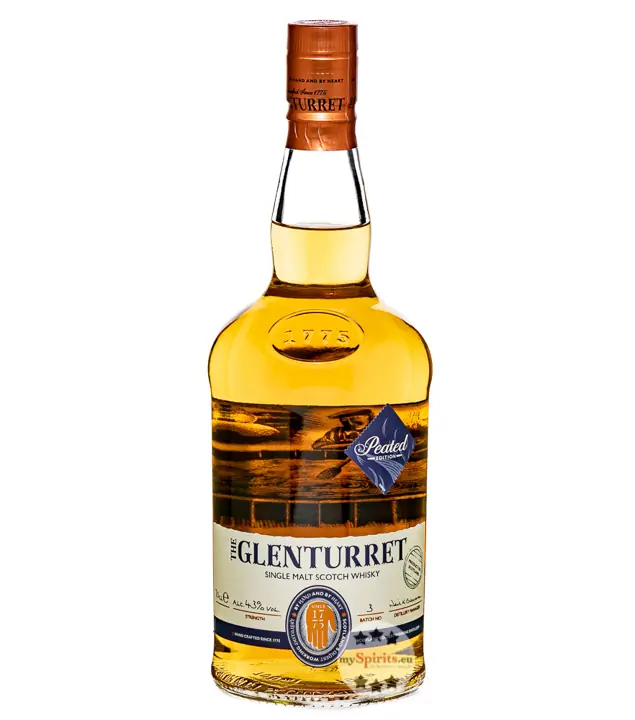 The Glenturret Peated Single Malt Scotch Whisky / 43 % vol / 0,7 Liter-Flasche
