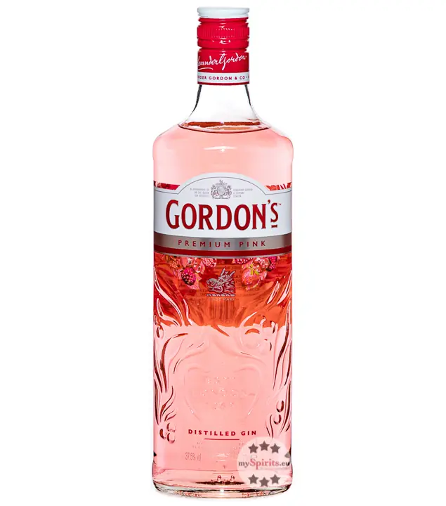 Gordon's Premium Pink Distilled Gin / 37,5 % Vol. / 0,7 Liter-Flasche