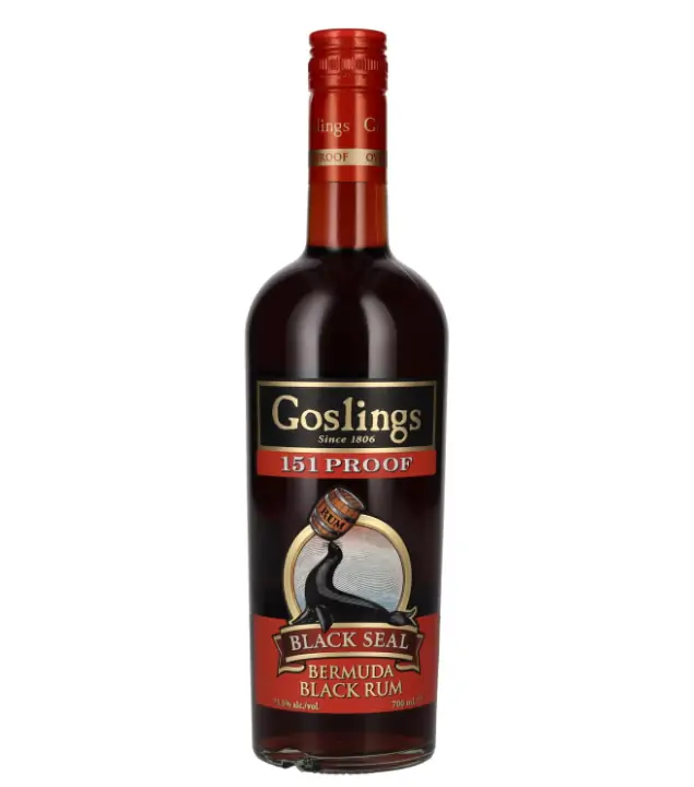 Goslings Black Seal Bermuda Black Rum 151 Proof / 75,5 % vol / 0,7 Liter-Flasche