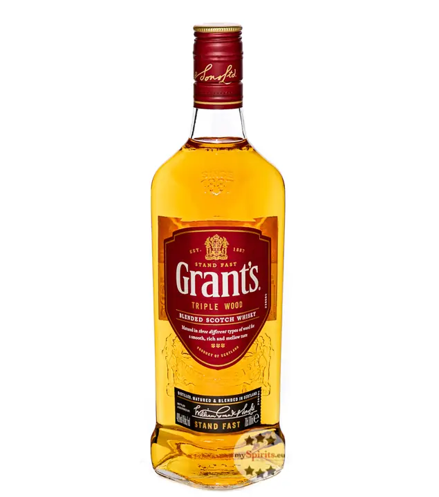 Grant's Triple Wood Blended Scotch Whisky / 40 % vol / 0,7 Liter-Flasche