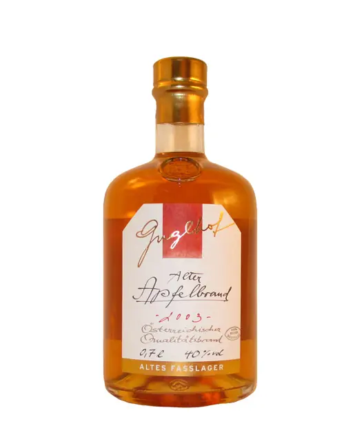 Guglhof: Alter Apfel Brand - Jahrgangsbrand / 40% Vol. / 0,7 Liter - Flasche 