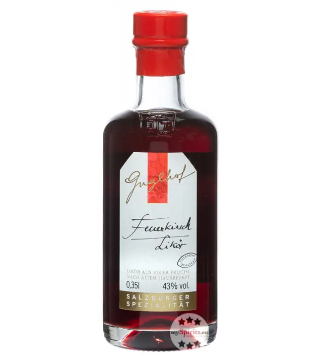 Guglhof Feuerkirsch Likör / 43 % Vol. / 0,35 Liter-Flasche