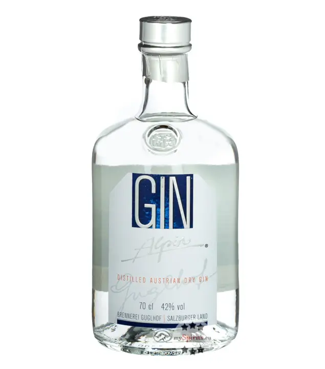 Guglhof Gin Alpin - Austrian Dry Gin / 42 % vol. / 0,7 Liter-Flasche