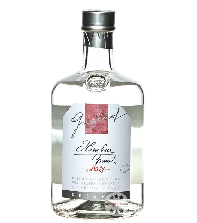 Guglhof: Himbeer Brand Jahrgangsbrand / 41% Vol. / 0,7 Liter - Flasche