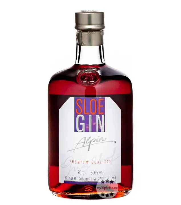 Guglhof Sloe Gin Alpin / 30 % vol / 0,7 Liter-Flasche