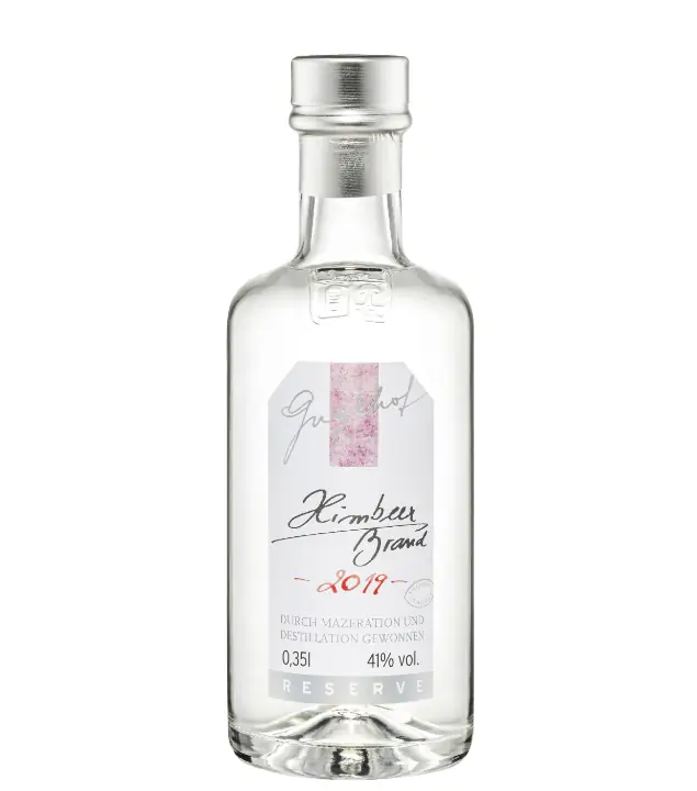 Guglhof: Himbeer Brand Reserve - Jahrgangsbrand / 41 % vol / 0,35 Liter - Flasche