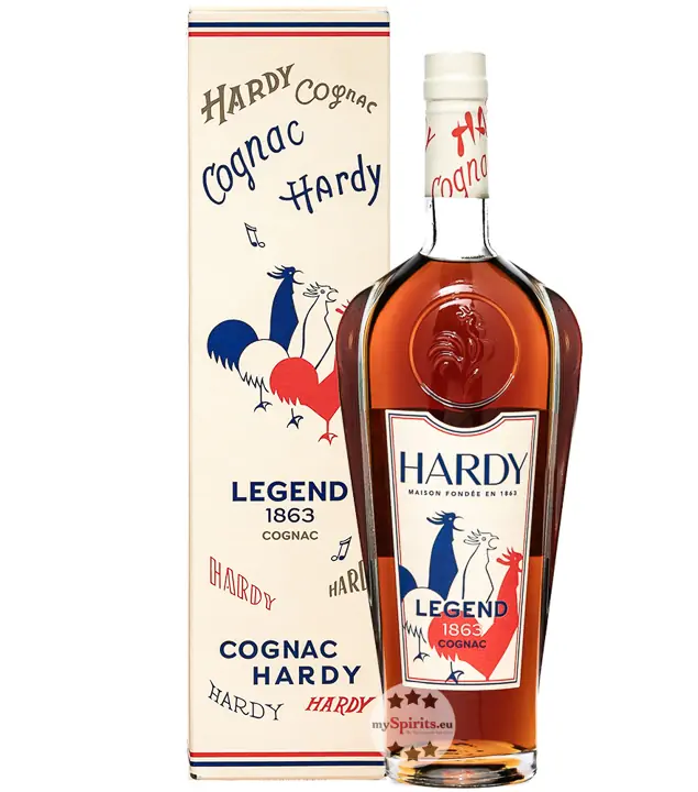 Hardy Cognac Legend 1863 / 40 % vol / 0,7 Liter-Flasche in Geschenkbox