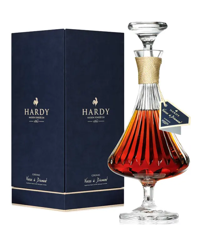 Hardy Cognac: Noces de Diamant Grande Champagne / 40 % vol / 0,7 Liter-Flasche in Geschenkbox