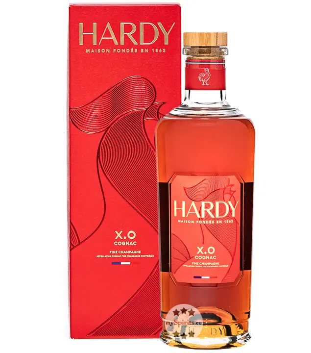 Hardy Cognac X.O. / 40 % vol / 0,7 Liter-Flasche in Geschenkbox