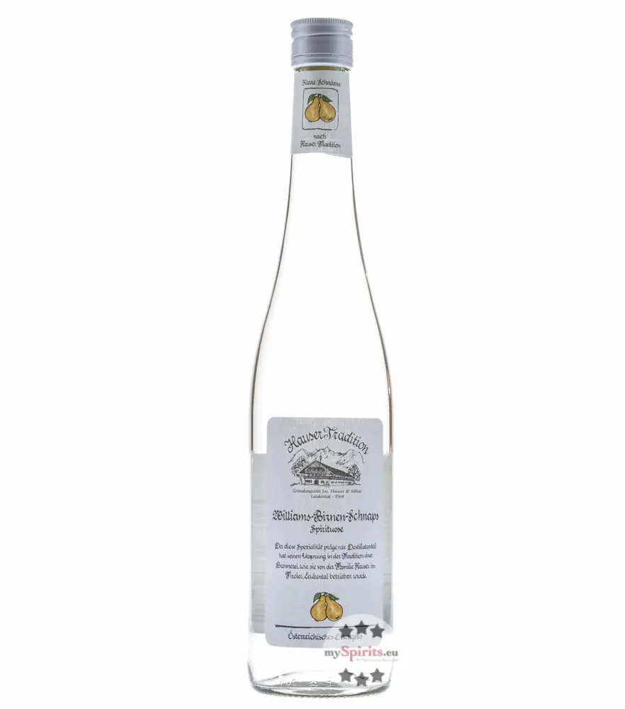 Hauser Tradition Williams-Birnen-Schnaps / 35 % Vol. / 0,7 Liter