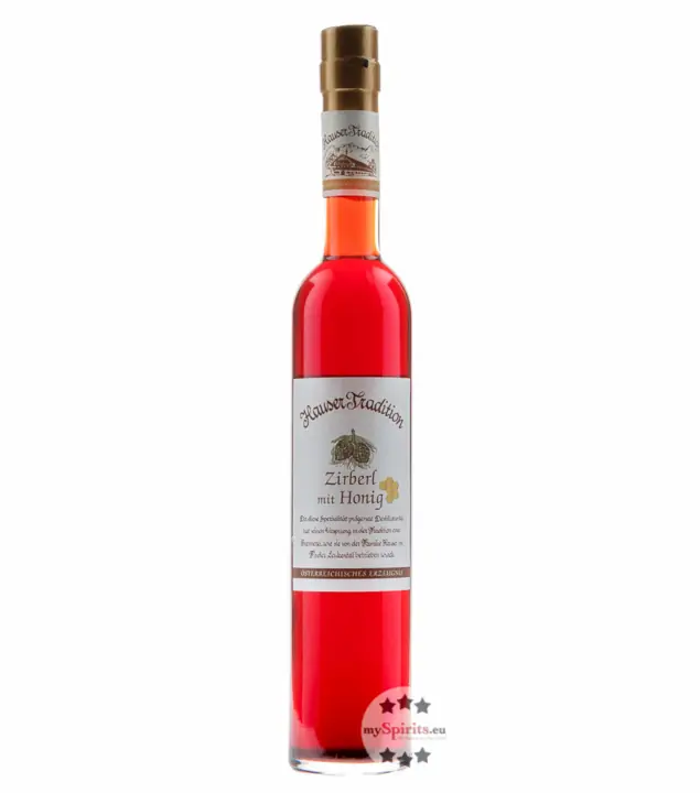 Hauser Tradition Zirberl mit Honig / 21 % Vol. / 0,5 Liter-Flasche