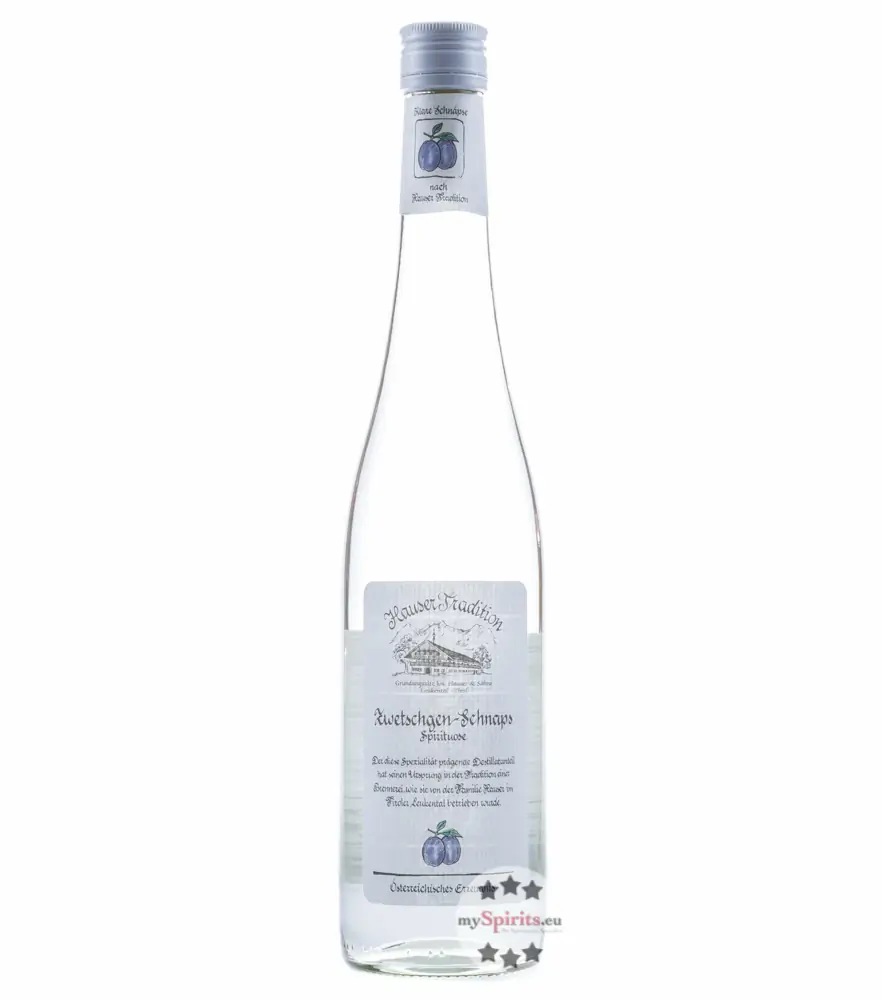 Hauser Tradition Zwetschgen Schnaps / 35% Vol. / 0,7 Liter