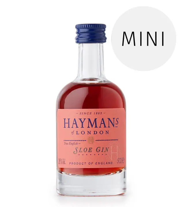 Hayman’s Sloe Gin Miniatur / 26 % vol. / 0,05 Liter-Flasche