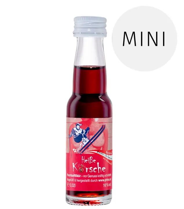 Prinz Heiße Kirsche Miniatur / 16 % Vol. / 0,02 Liter-Flasche