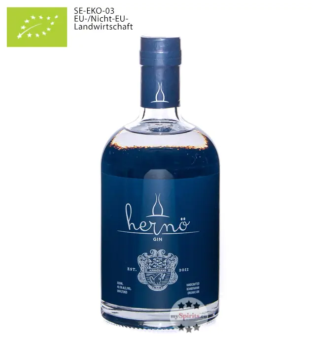 Hernö Gin Bio / 40,5 % Vol. / 0,5 Liter-Flasche
