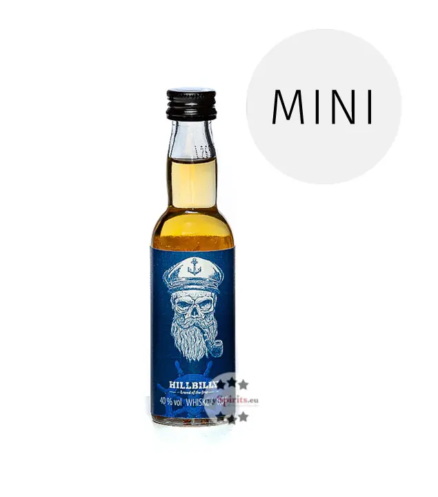 Hillbilly Friesen-Whiskey Miniatur / 40 % Vol. / 0,04 Liter-Flasche