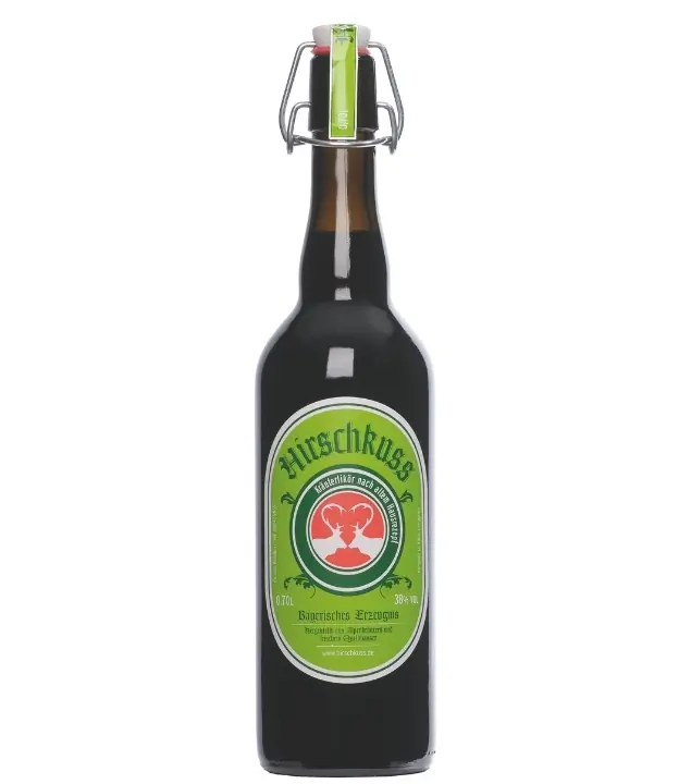 Hirschkuss Kräuterlikör / 38 % vol / 0,7 Liter-Flasche