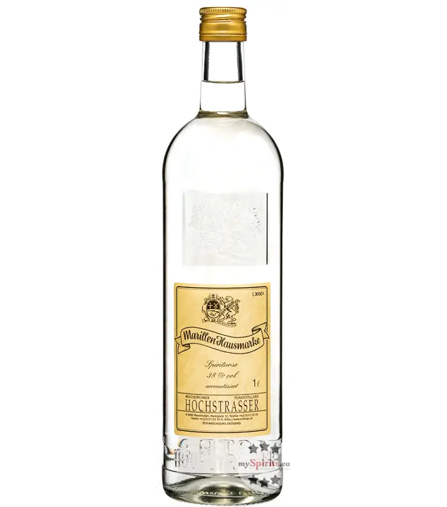 Hochstrasser: Marille Hausmarke / 38% Vol. / 1,0 Liter - Flasche