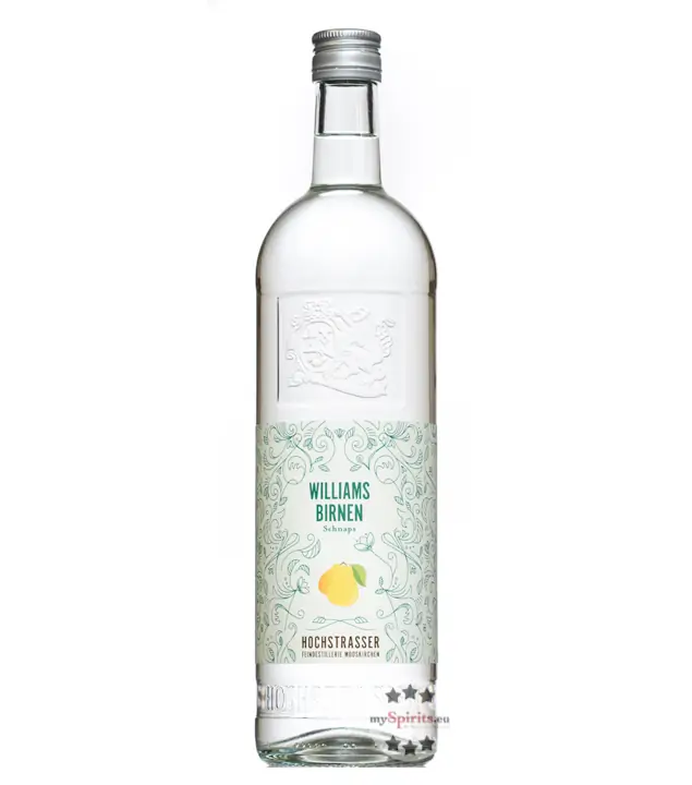 Hochstrasser: Williams.Birnenschnaps / 38% Vol. / 1,0 Liter - Flasche