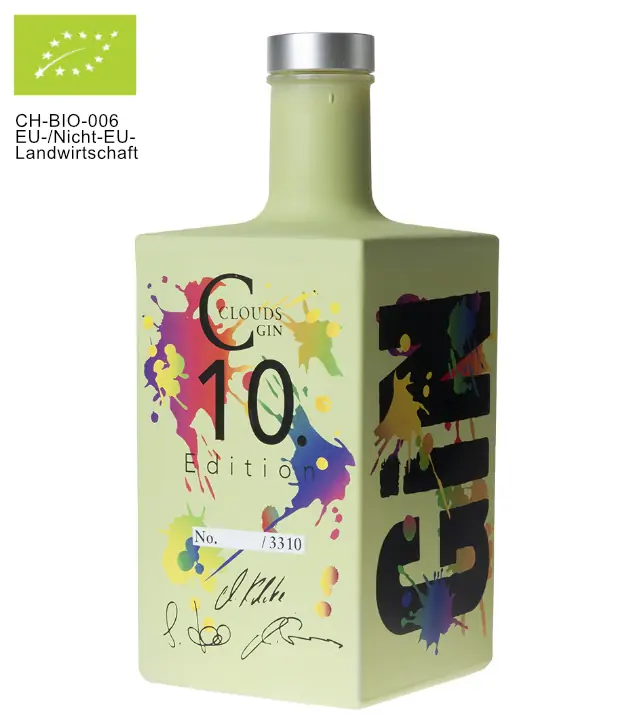 Humbel Clouds Gin Bio Limited Edition - Limitierter Premium Gin / 46 % vol. 0,7 Liter-Flasche