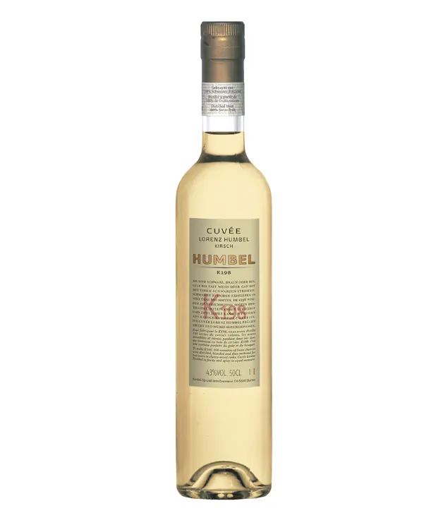 Humbel Cuvée Lorenz Humbel Kirsch K160 – Kirsch-Cuvée aus 160 Sorten / 43 % Vol. 0,5 Liter-Flasche
