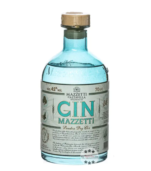 Mazzetti d’Altavilla Gin / 42 % Vol. / 0,7 Liter-Flasche
