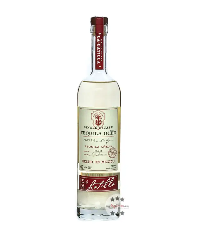 Tequila Ocho Añejo / 40 % Vol. / 0,7 Liter-Flasche