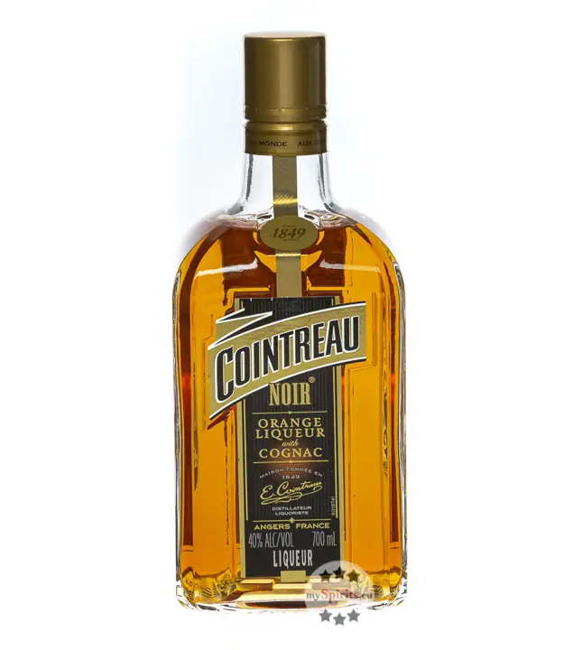 Cointreau Noir Orange Liqueur mit Cognac / 40 % Vol. / 0,7 Liter-Flasche in Geschenkkarton