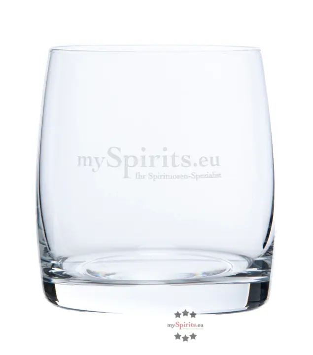 Gin und Whisky Tumbler Glas - hochwertiges Becherglas für Drinks auf Eis / B x H 7 x 8,5 cm / 290 ml