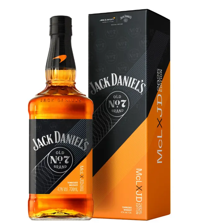 Jack Daniel’s McLaren McL x JD 2025 Edition Old No. 7 Tennessee Whiskey / 43 % vol / 0,7 l in Geschenkbox