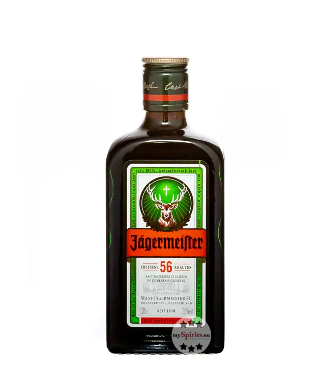 Jägermeister Kräuterlikör / 35 % Vol. / 0,35 Liter-Flasche