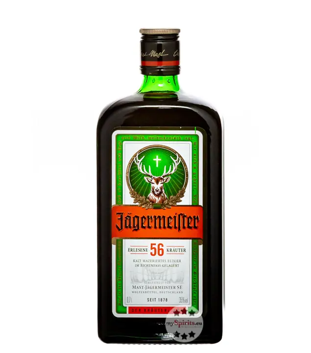 Jägermeister Kräuterlikör / 35 % Vol. / 0,7 Liter-Flasche