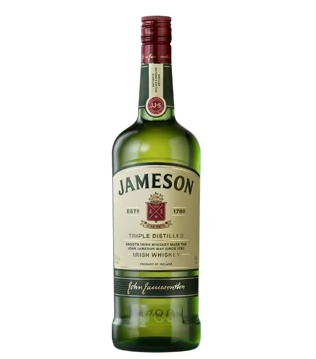 Jameson Irish Whiskey – Triple Distilled / 40 % Vol. / 1,0 Liter-Flasche