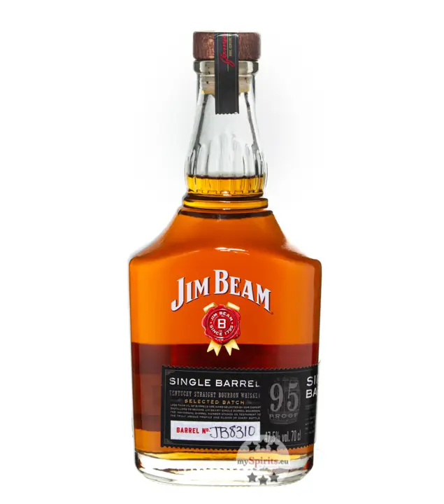 Jim Beam Single Barrel Kentucky Straight Bourbon Whiskey / 47,5 % Vol. / 0,7 Liter-Flasche