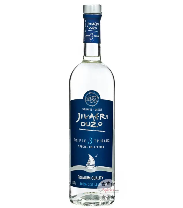 Katsaros Jivaeri Ouzo Triple Distilled Special Collection / 40 % vol / 0,7 Liter-Flasche
