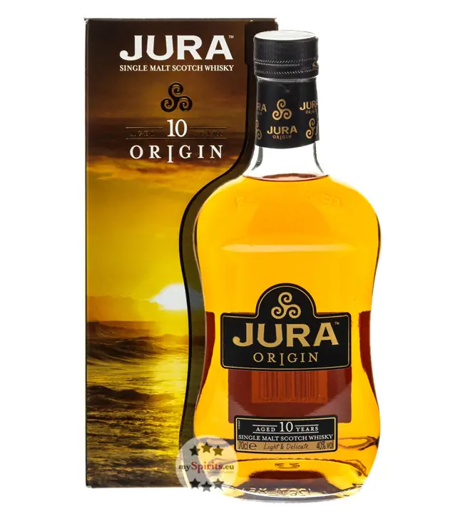 Jura 10 Jahre Origin Single Malt Scotch Whisky / 40 % Vol. / 0,7 Liter-Flasche in Karton