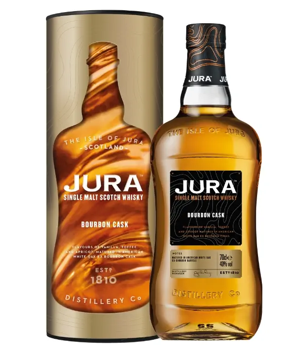 Jura Bourbon Cask Single Malt Scotch Whisky / 40 % vol / 0,7 Liter-Flasche