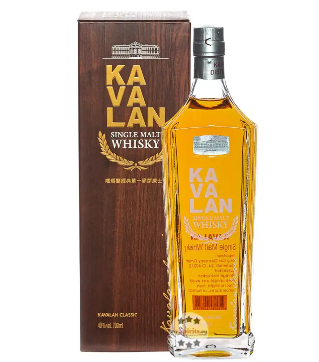 Kavalan Single Malt Whisky Classic / 40 % Vol. / 0,7 Liter-Flasche in Geschenkbox