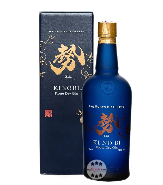 Ki No Bi „Sei“ Kyoto Dry Gin / 54,5 % Vol. / 0,7 Liter-Flasche in Geschenkkarton