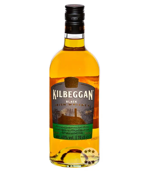 Kilbeggan Black Irish Whiskey / 40 % Vol. / 0,7 Liter-Flasche