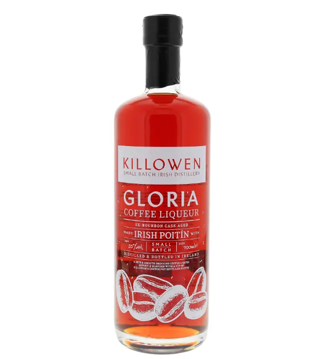 Killowen Gloria Cask Aged Coffee Liqueur / 20 % vol / 0,7 Liter-Flasche