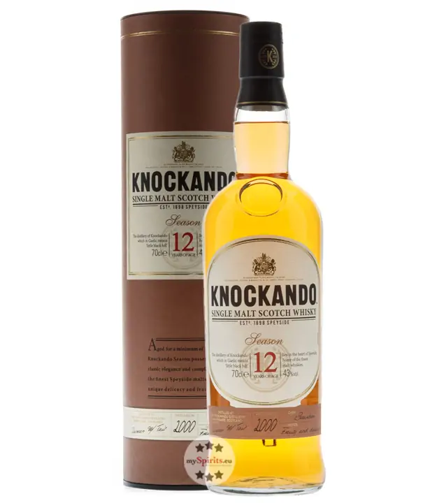 Knockando 12 Years Speyside Single Malt Scotch Whisky / 43 % vol. / 0,7 Liter-Flasche in Geschenk-Dose